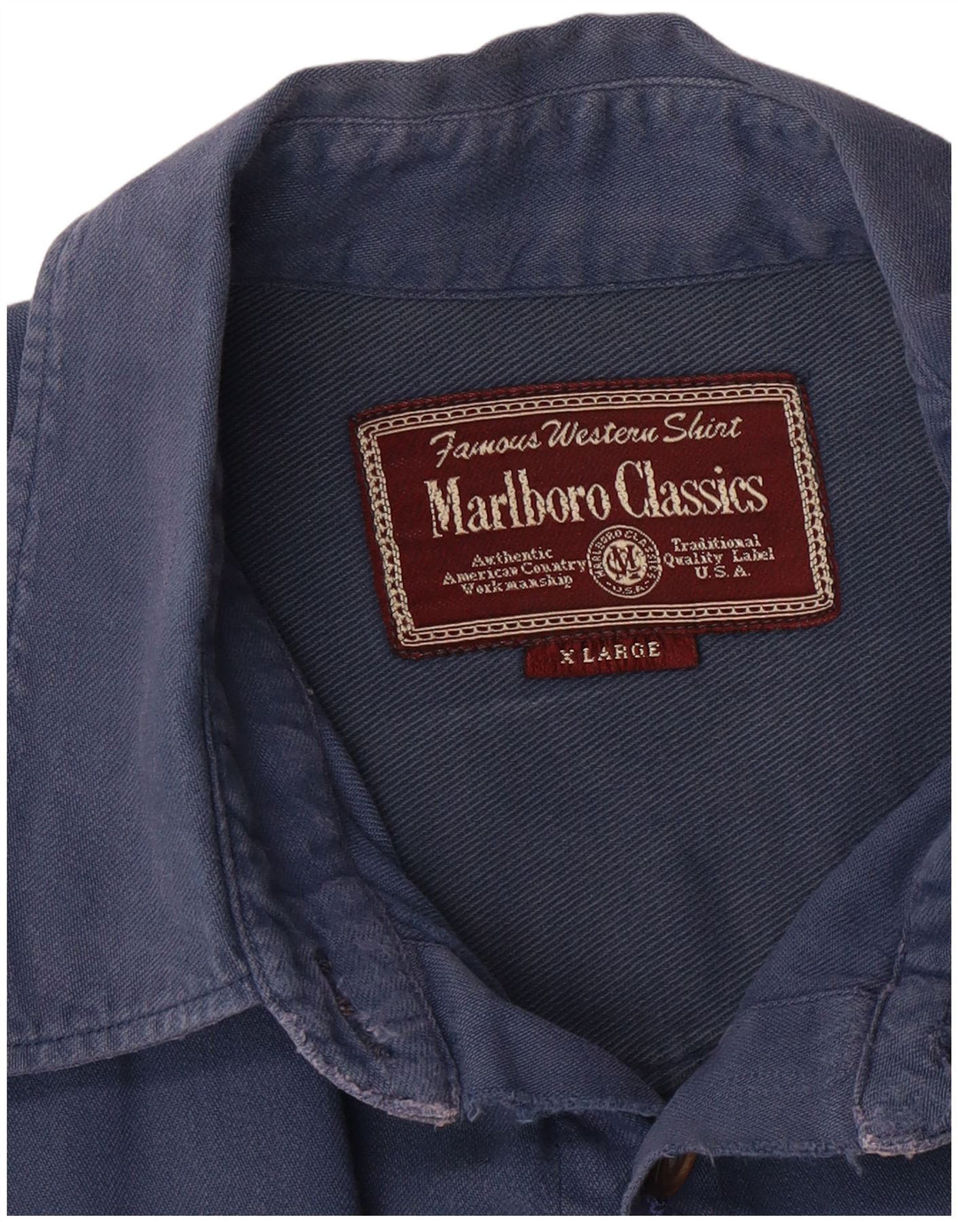 Marlboro Classics Herrenhemd XL Blau
