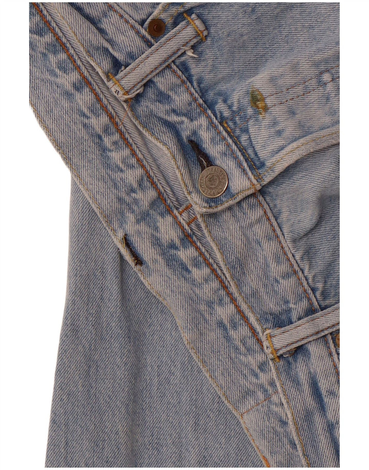 LEVI'S Herren 501 Straight Jeans W36 L27 Blaue Baumwolle