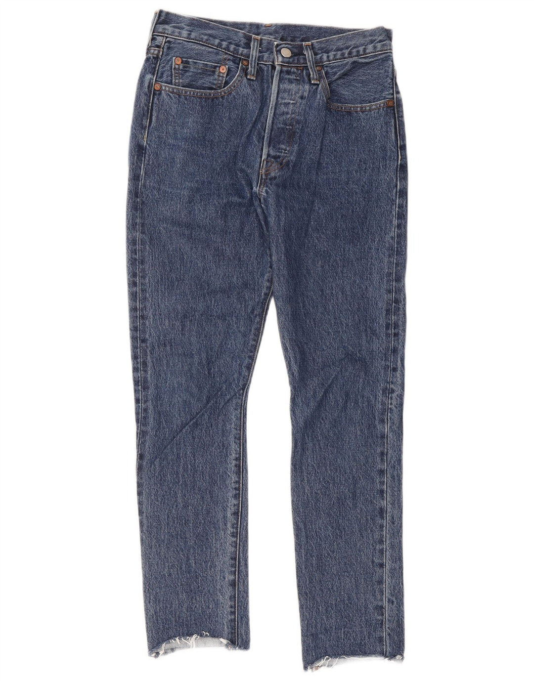 Levi's Herren 501 Straight Jeans W26 L28 Blaue Baumwolle