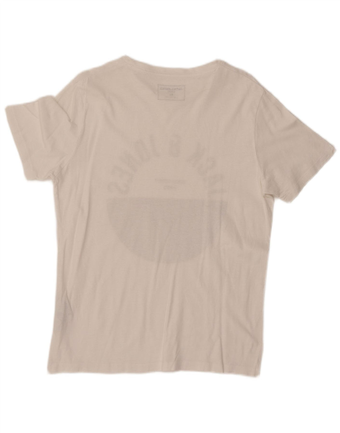 JACK & JONES Herren Core Graphic T-Shirt Top Small Weiß