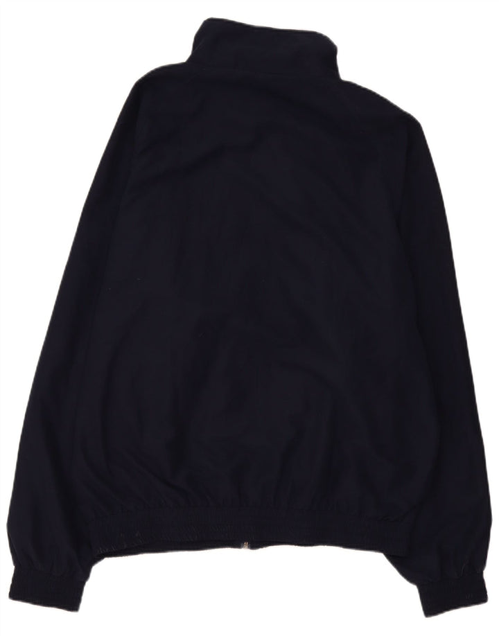 Fila Herren-Trainingsanzug-Oberteil, Jacke, groß, marineblau, gestreift, Polyester