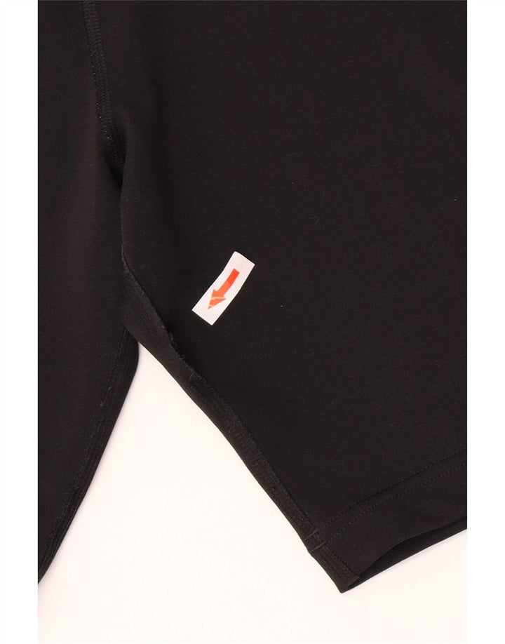 Adidas Damen Sportshorts UK 12 Medium Schwarz Polyester