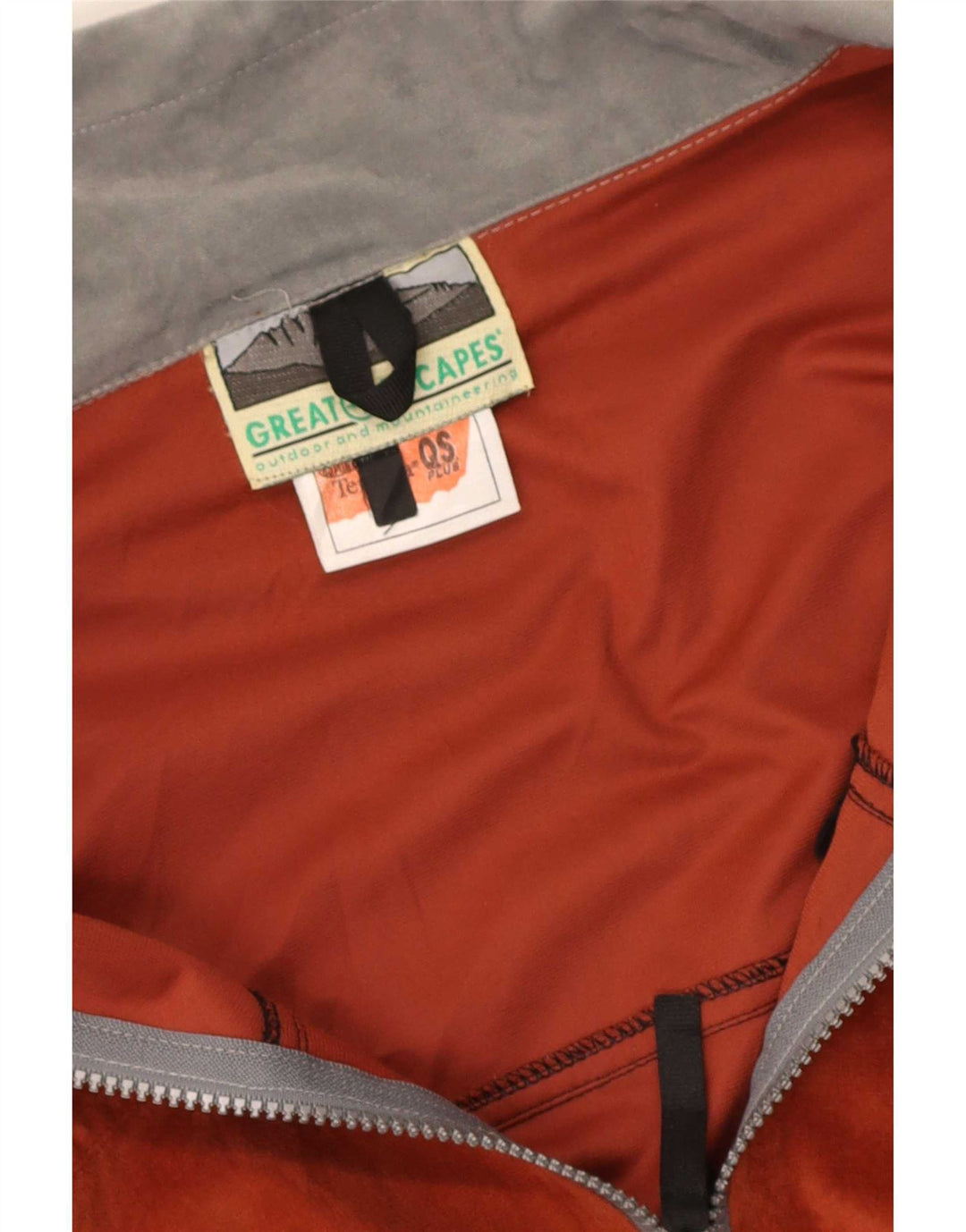 Great Escapes Herren-Trainingsanzug-Oberteil, Jacke, XL, Orange, Farbblock