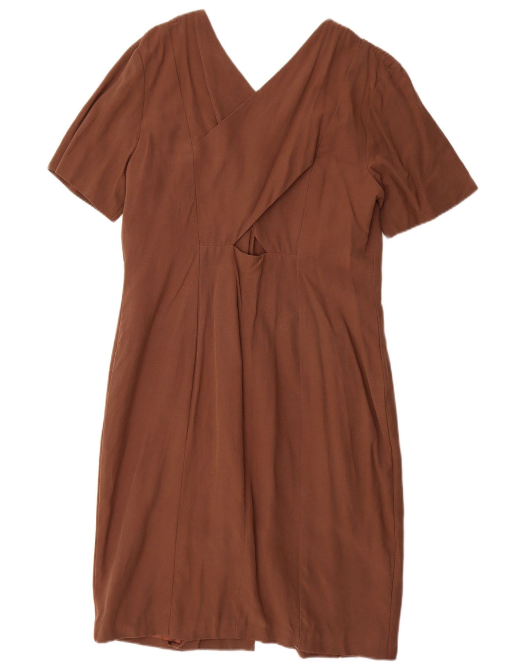 VICINI Damen Etuikleid IT 40 Kleines braunes Modal
