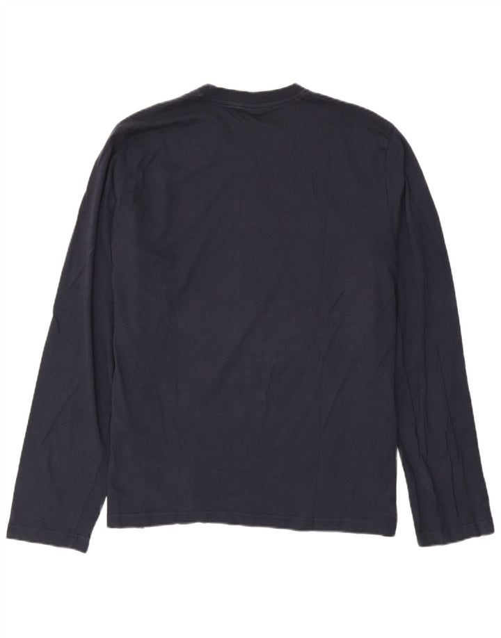 Adidas Herren Top Langarm XL Marineblau Baumwolle