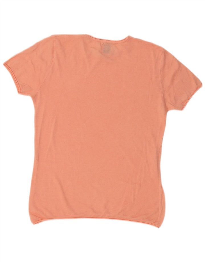 Zara Damen Übergroßes T-Shirt Top UK 10 Small Pink