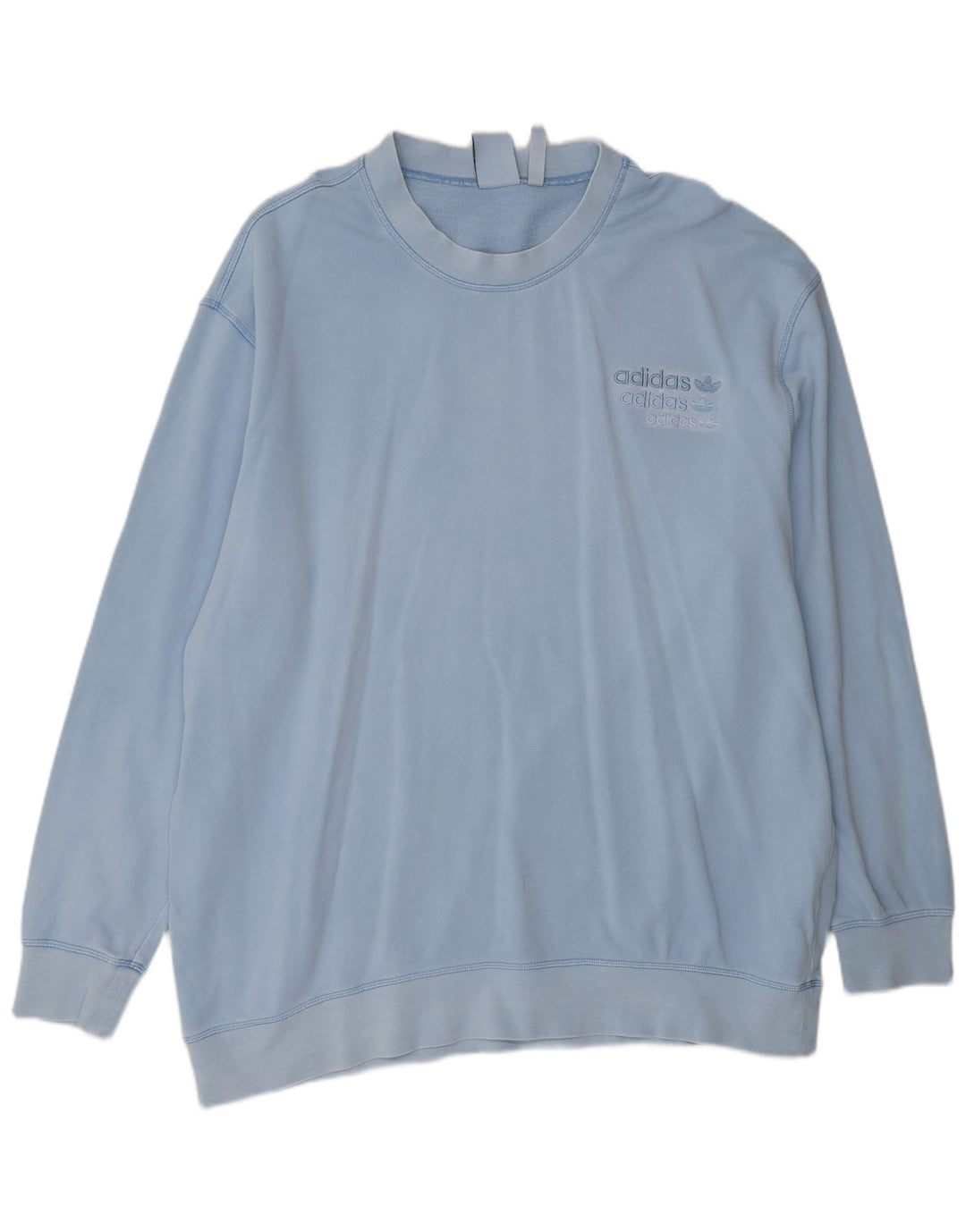 ADIDAS Herren Sweatshirt Pullover 2XL Blau Baumwolle