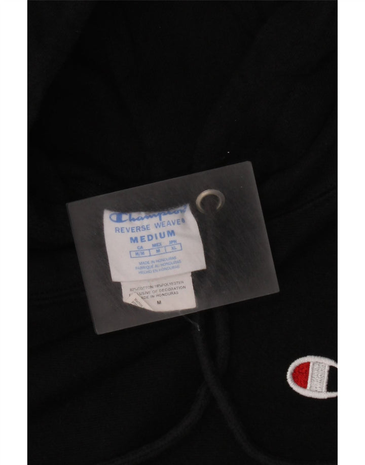 Champion Reverse Weave Hoodie-Pullover für Herren aus mittelschwarzer Baumwolle