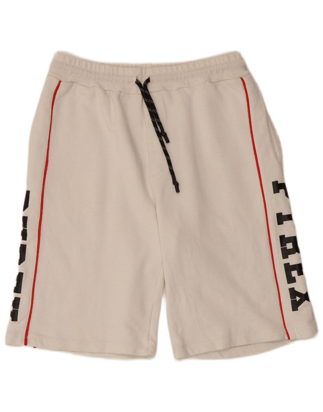 PYREX Herren-Sportshorts mit Grafik, mittelweiße Baumwolle