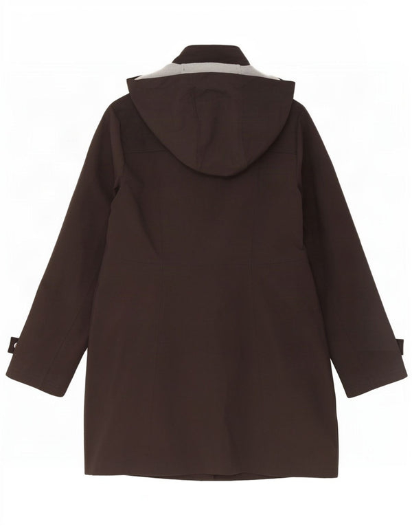 Michael Kors Damen-Parkajacke mit Kapuze, UK 14, Mittelschwarz, Polyester