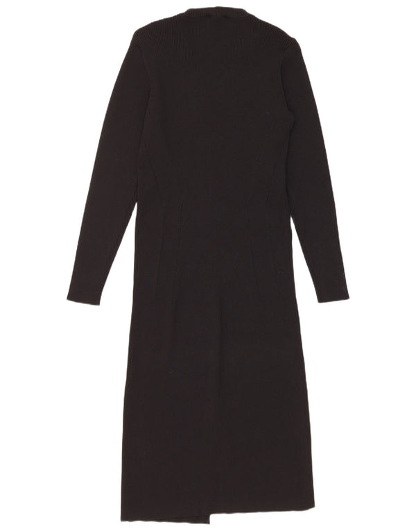 Coast Damen-Pulloverkleid, Gr. 46, Größe L, aus schwarzem Nylon