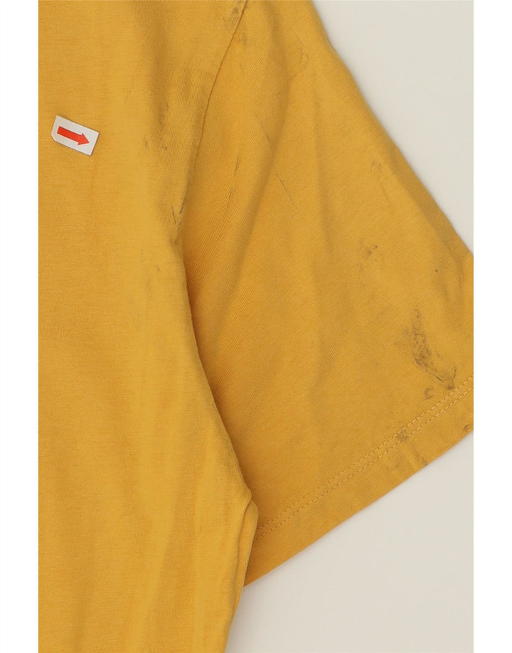 LEVI'S Womens T-Shirt Top UK 10 Small Yellow Cotton Vintage Levi's and Second-Hand Levi's from Messina Hembry 