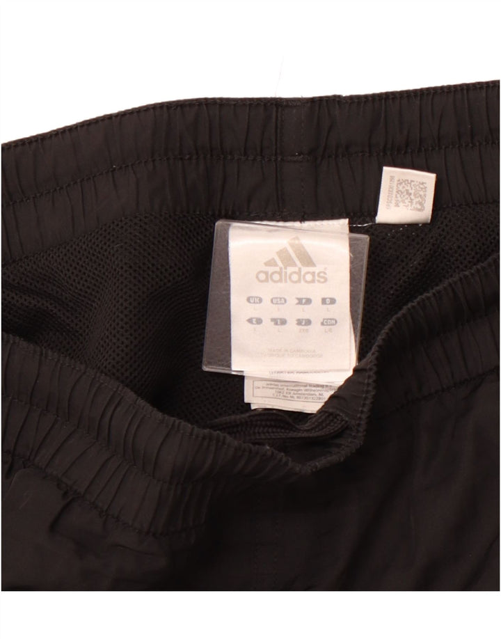ADIDAS Herren-Trainingshose mit Grafik, groß, aus schwarzem Polyester