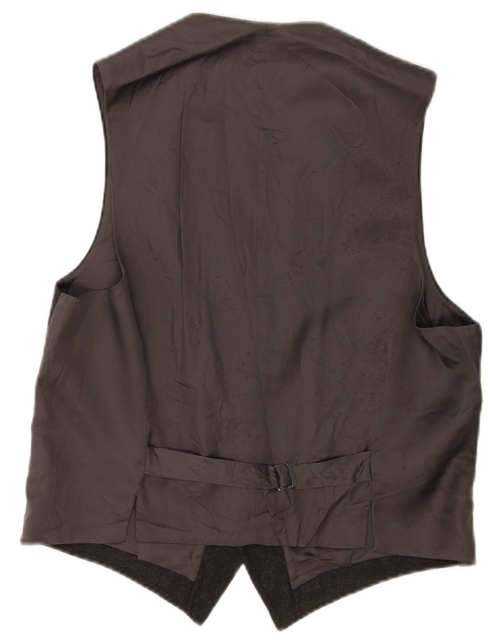 Vintage Herren Weste Mittelgrau