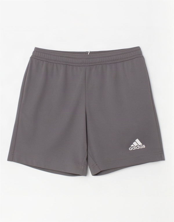 Adidas Aeroready Sportshorts für Jungen, 7–8 Jahre, graues Polyester