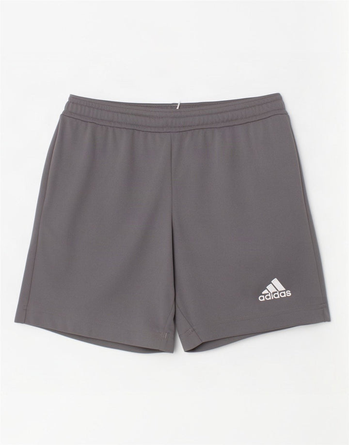 Adidas Aeroready Sportshorts für Jungen, 7–8 Jahre, graues Polyester