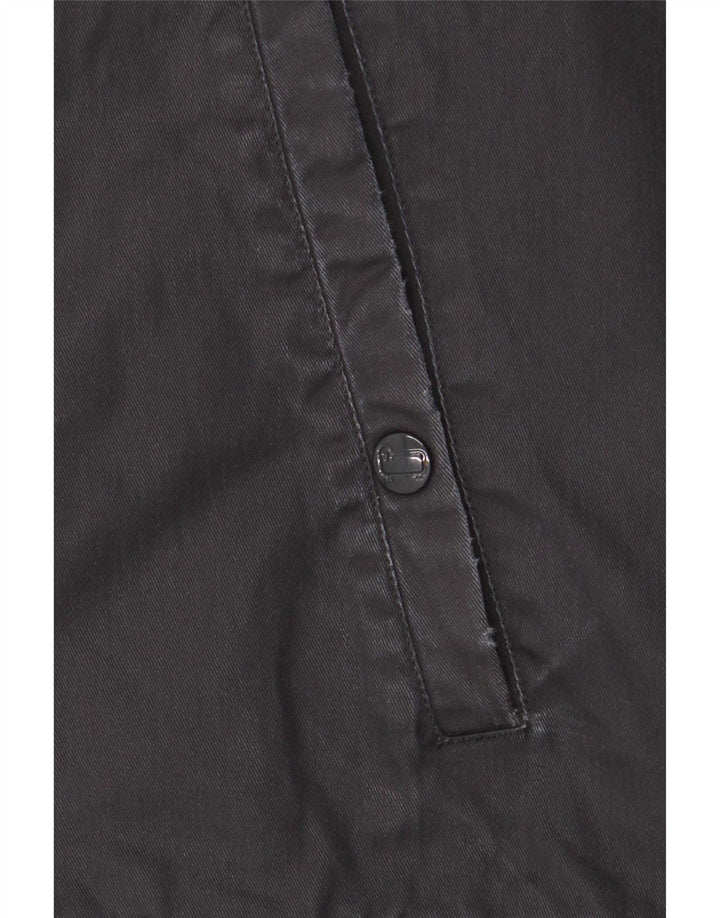 Woolrich Herren-Parka mit Kapuze, UK 40, große marineblaue Baumwolle