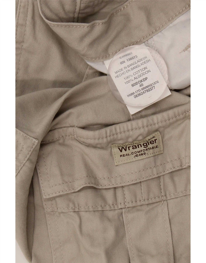 Wrangler Herren Cargoshorts W40 XL Graue Baumwolle
