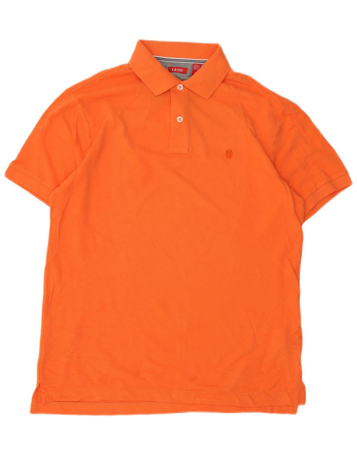 IZOD Herren Poloshirt Mittelorange Baumwolle