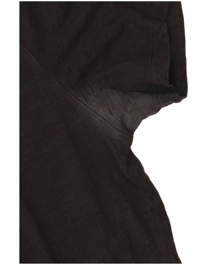 Jack & Jones Herren-T-Shirt mit normaler Passform, mittelschwarze Baumwolle