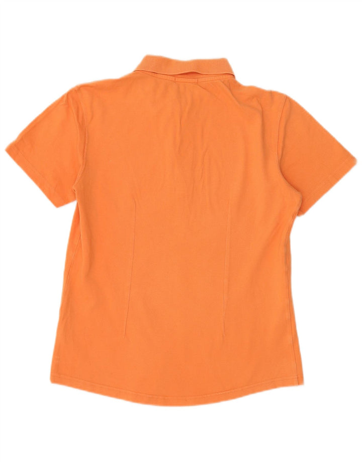SERGIO TACCHINI Mens Polo Shirt IT 48 Small Orange Cotton