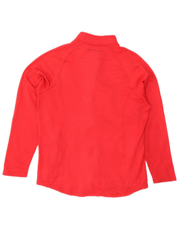 Under Armour Damen-Trainingsanzug-Top-Jacke, UK 16, großes rotes Polyester