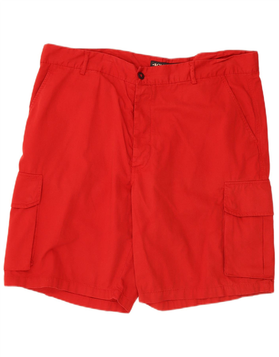 40Weft Herren Cargo Shorts W40 XL Rote Baumwolle