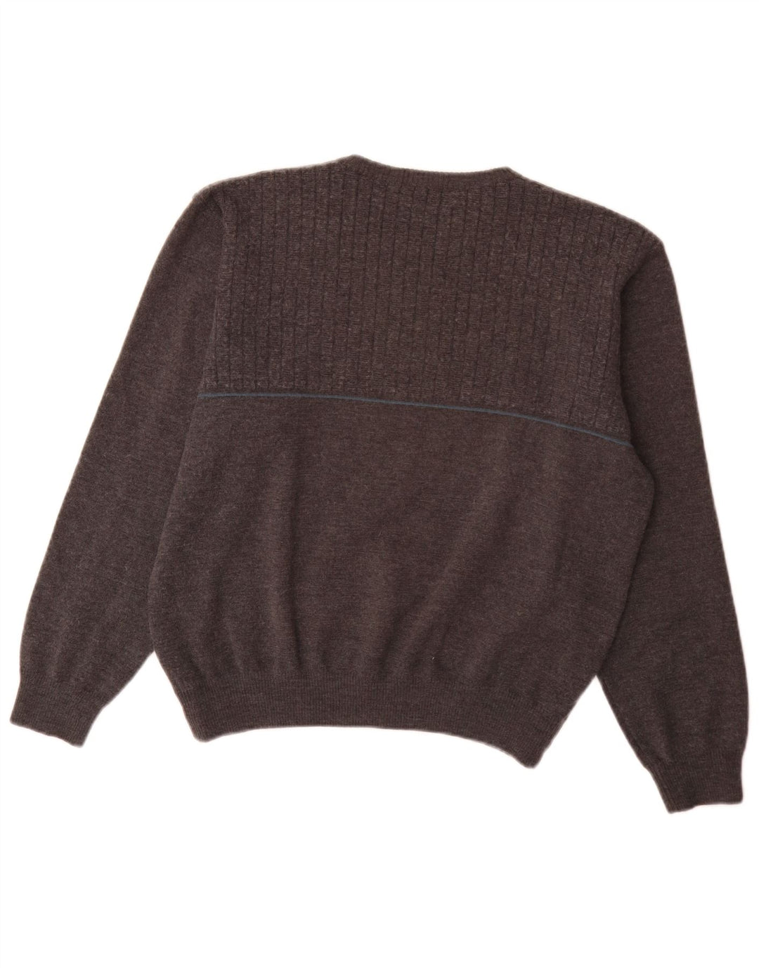 Marks & Spencer Herren-Pullover mit V-Ausschnitt, groß, Acryl, Grau