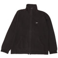 Reebok Herren-Trainingsanzug-Top-Jacke, mittelschwarz, Baumwolle