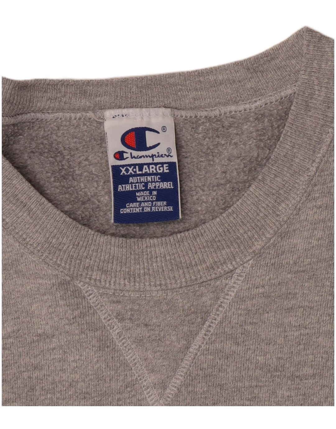 Champion Herren Sweatshirt Pullover 2XL Grau Baumwolle