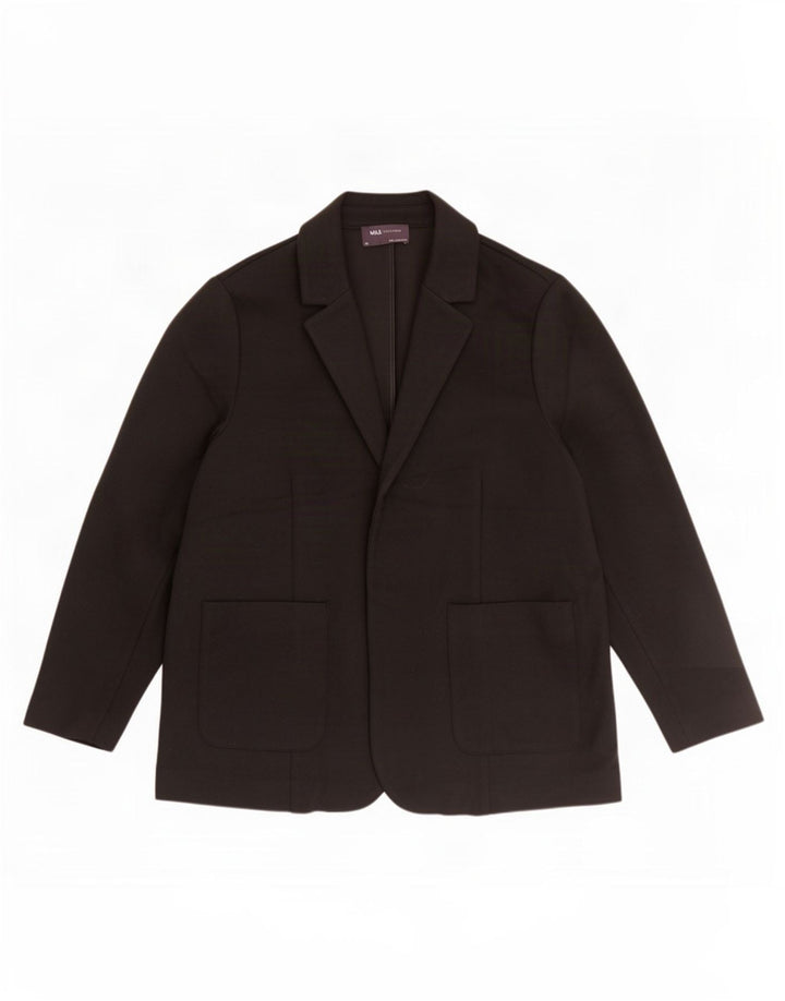 Marks & Spencer Damen Blazer Jacke UK 20 2XL Schwarz Polyester