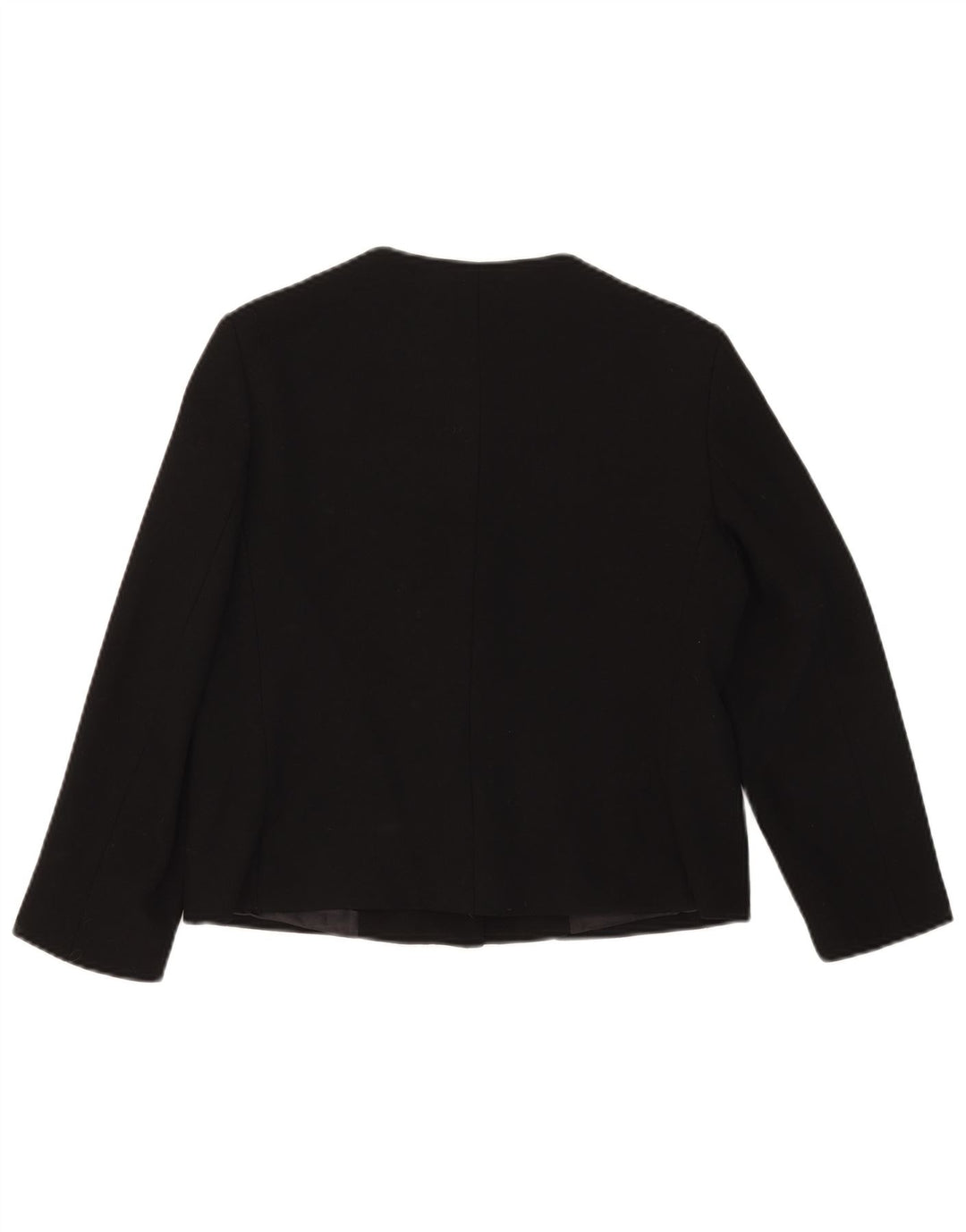 Zara Damen 1-Knopf-Blazerjacke UK 12 Mittelschwarz