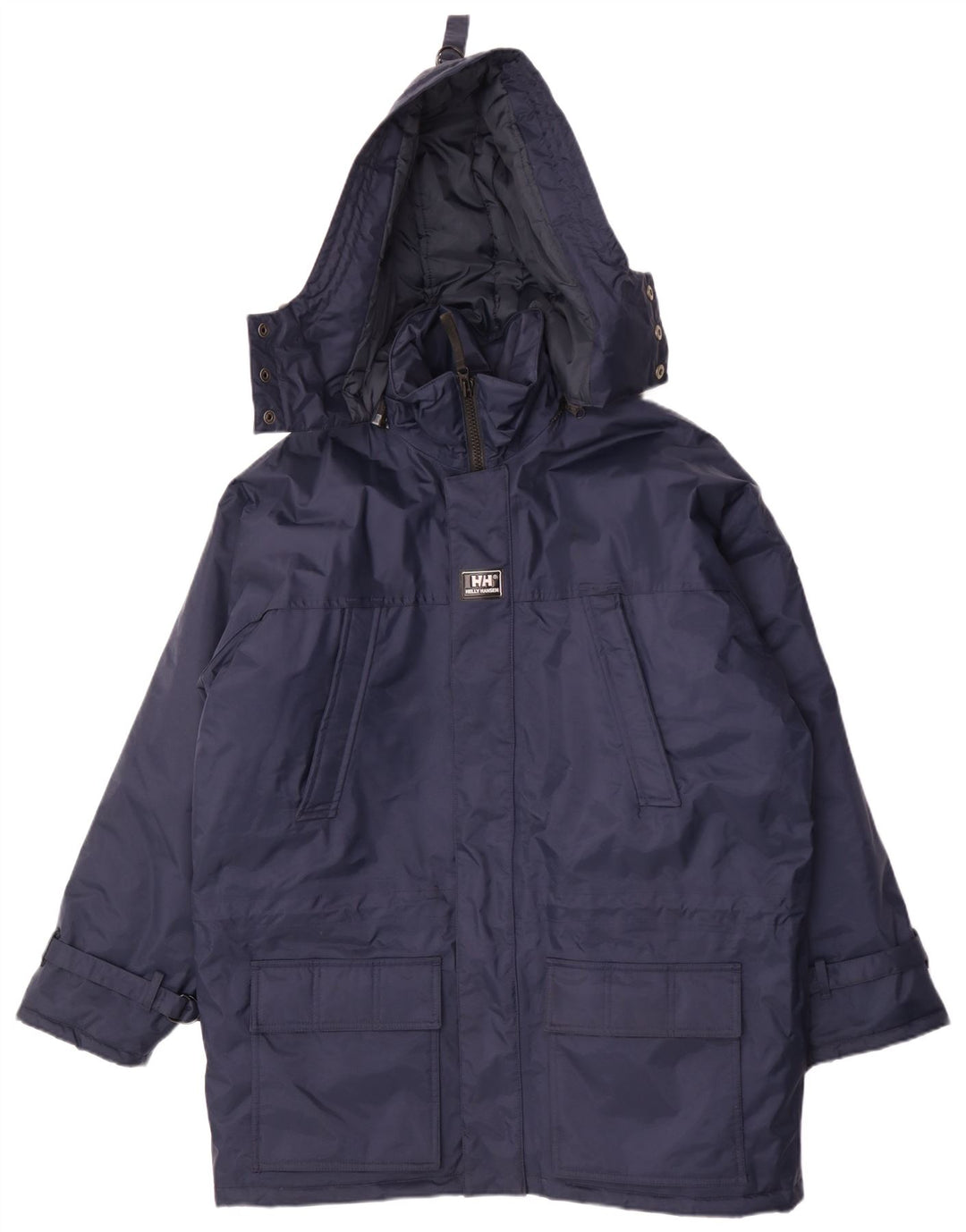 Helly Hansen Herren-Mantel mit Kapuze, übergroß, gepolstert, Größe 36, Marineblau