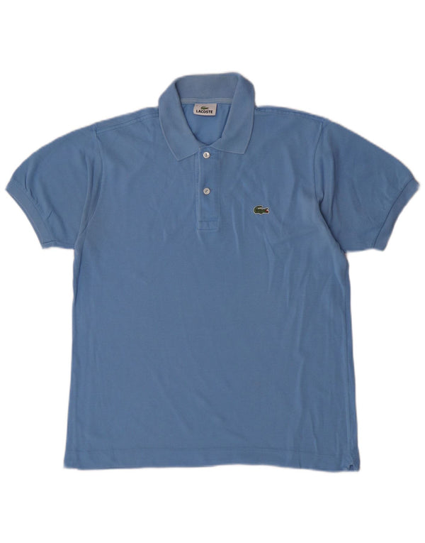 Lacoste Herren-Poloshirt, Größe 3, klein, blaue Baumwolle