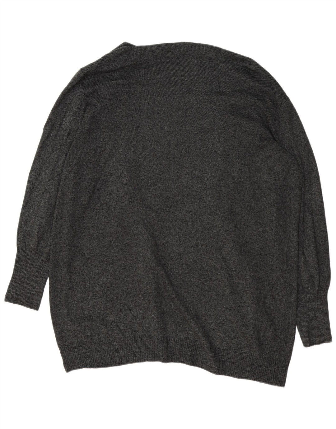 Marks & Spencer Damen-Strickjacke, übergroß, lang, Gr. 18, XL, Grau
