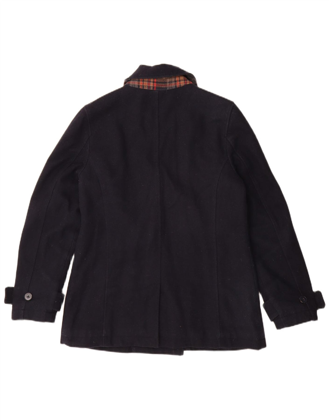 Crew Clothing Damen Pea Coat UK 12 Medium Marineblaue Wolle