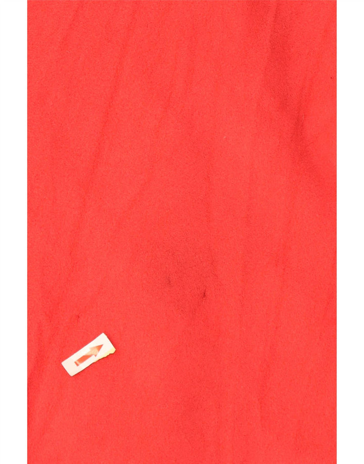 Vintage Damen Poncho Mantel UK 20 2XL Rot