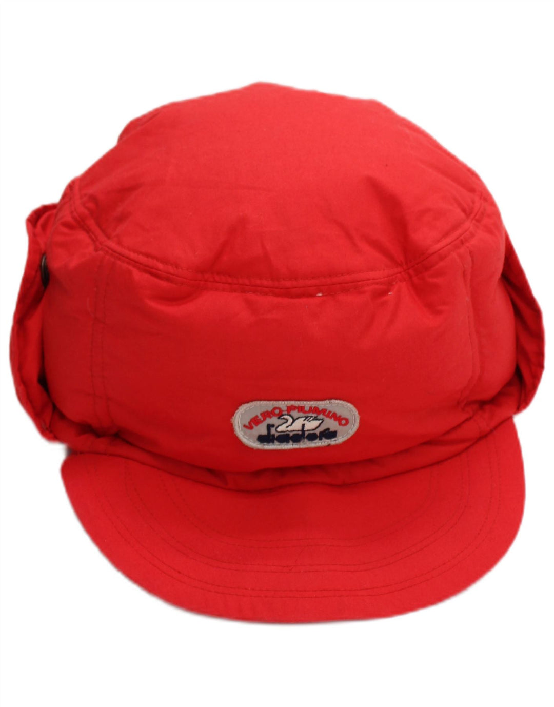 Diadora Herren-Kappe mit Ohrenklappe, gepolstert, mittelrot