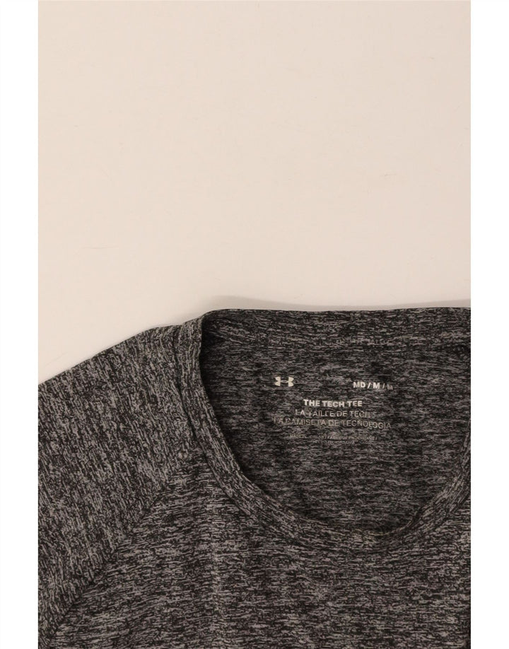 UNDER ARMOUR Mens T-Shirt Top Medium Grey Flecked