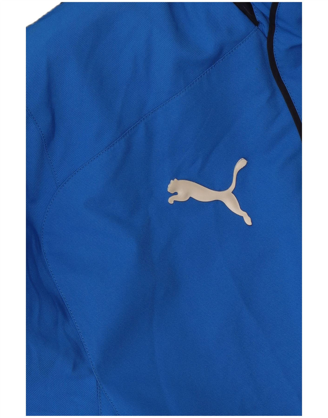 Puma Herren-Windbreaker-Mantel mit Kapuze, UK 38, mittelblau, Farbblock