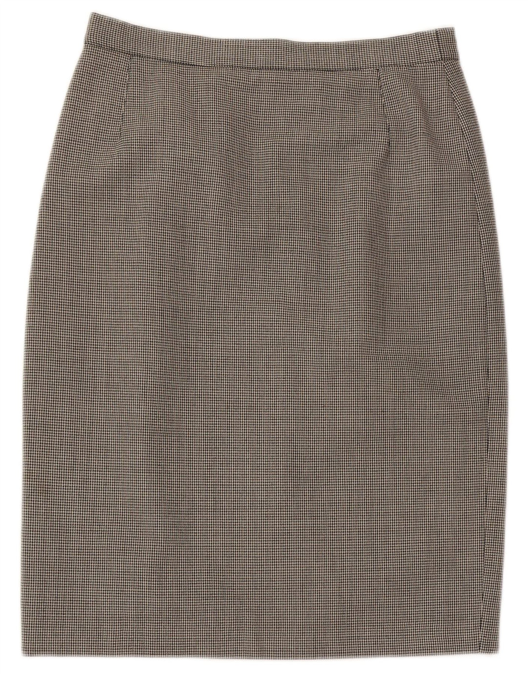 L.Pucci Damen Bleistiftrock IT 46 Large W30 Schwarzer Hahnentritt-Polyester