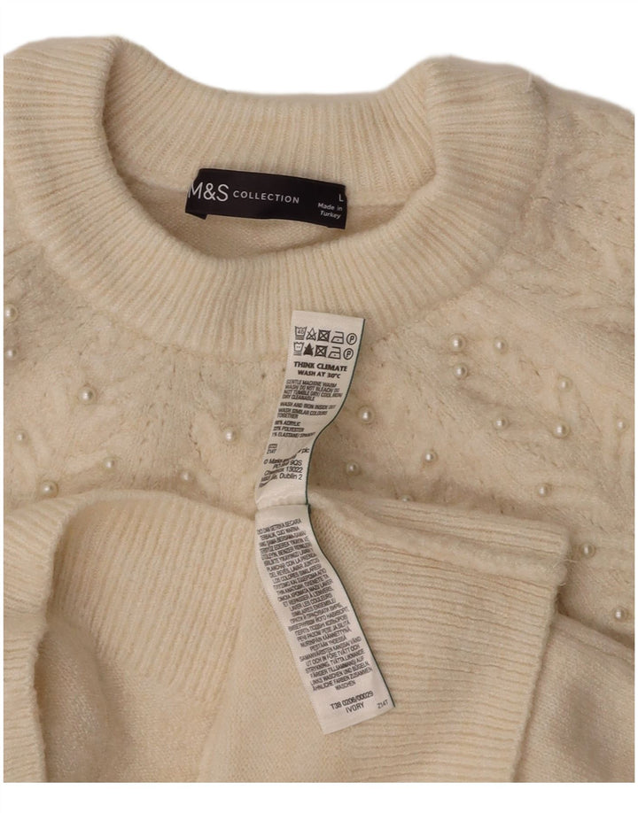 MARKS & SPENCER Damen Crop Pullover mit Rundhalsausschnitt, Gr