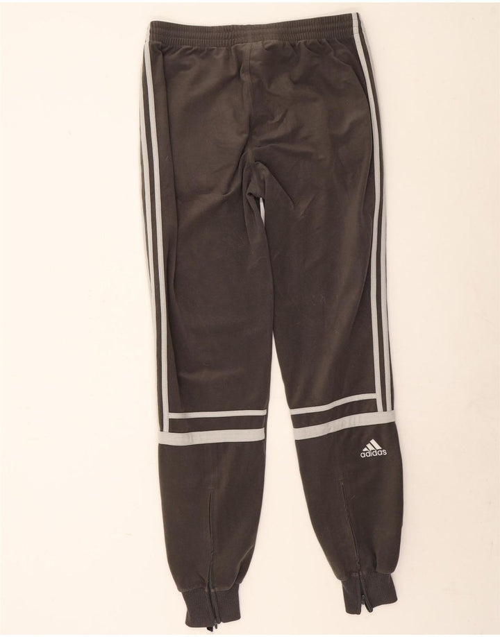 Adidas Herren Velours-Trainingshose, Jogginghose, Größe L, grau, Polyester