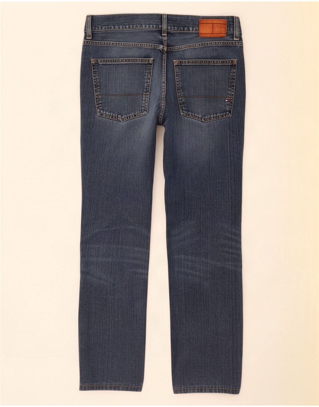 Tommy Hilfiger Herren-Crop-Jeans W32 L26 Blau