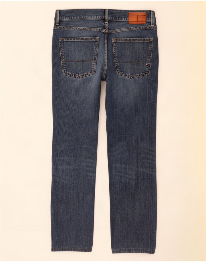 Tommy Hilfiger Herren-Crop-Jeans W32 L26 Blau