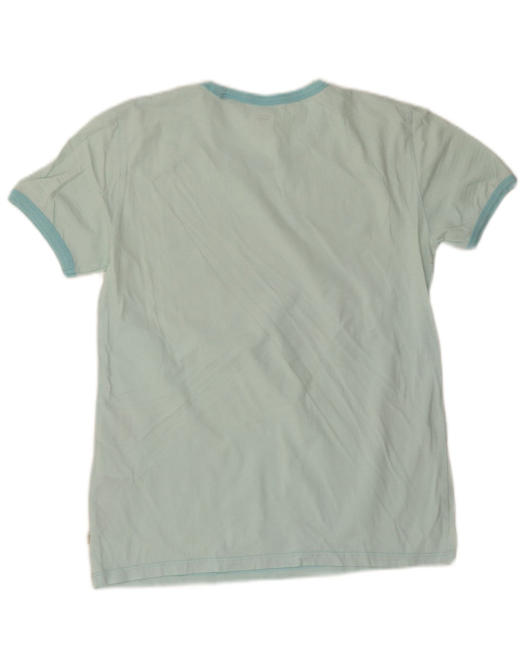Levi's Damen-T-Shirt mit Grafik, UK 10, Größe S, Blau, Baumwolle