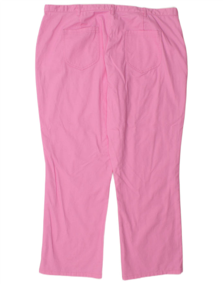 COTTON TRADERS Gerade Chino-Hose für Damen, UK 22, 3XL, W44, L29, Rosa