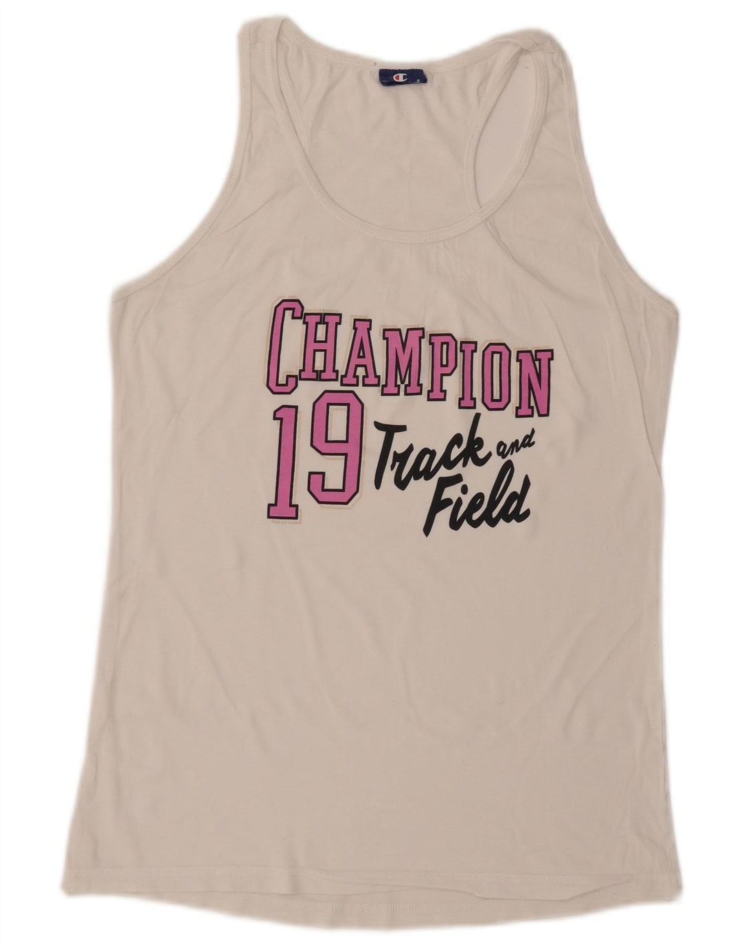 CHAMPION Damen Grafik-Trägershirt UK 20 2XL Weiß