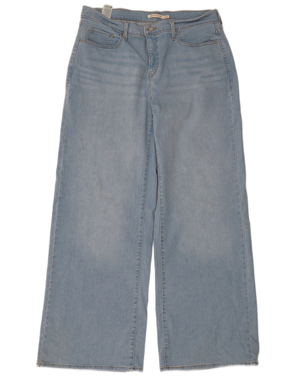Levi's Damen 318 Shaping Jeans mit weitem Bein US 16 2XL W36 L34 Blaue Baumwolle