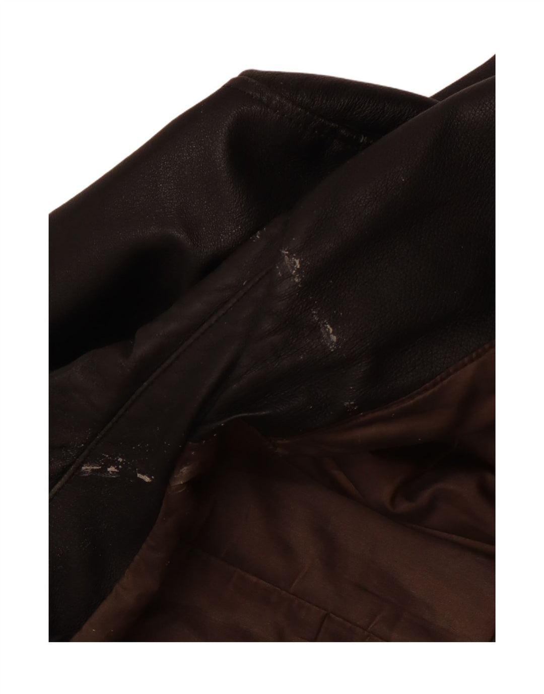 VINTAGE Herren Lederjacke IT 50 Large Schwarz